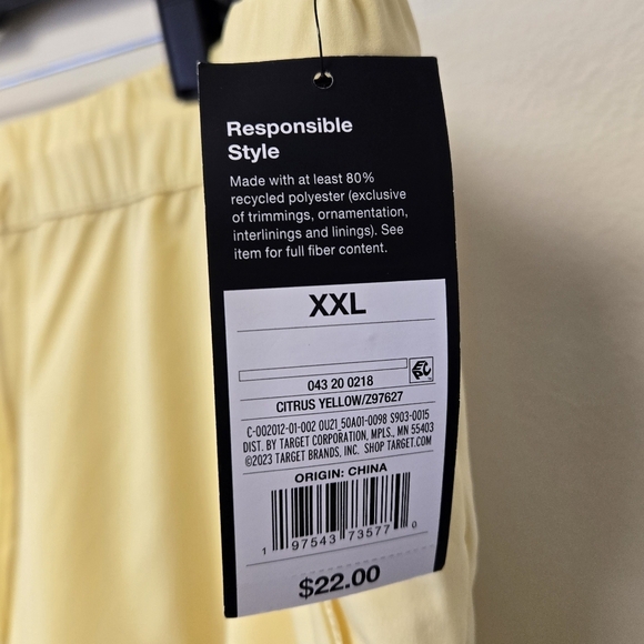 Original Use Swim Trunks Citrus Yellow XXL - Picture 9 of 10